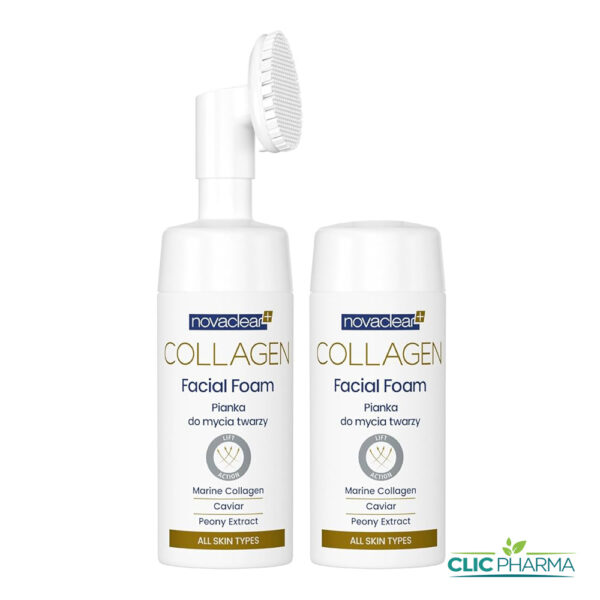 NOVACLEAR COLLAGEN MOUSSE NETTOYANTE VISAGE 100ML + (RECHARGE)