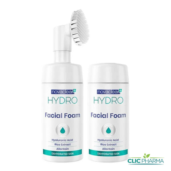 NOVACLEAR HYDRO MOUSSE NETTOYANTE VISAGE 100ML + RECHARGE