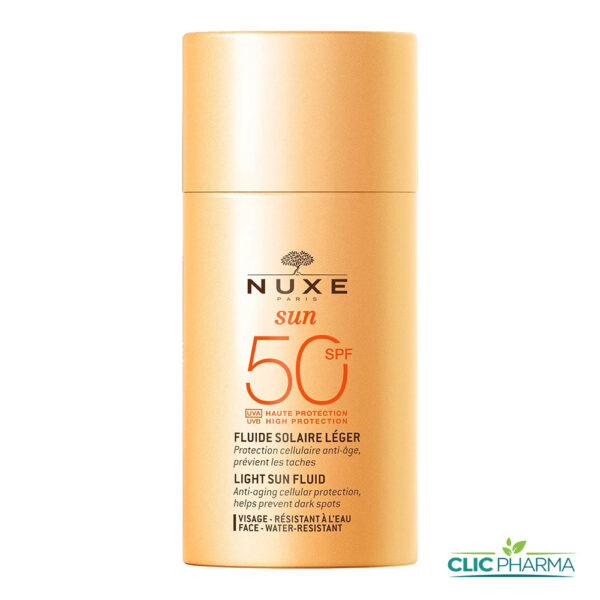 NUXE SUN FLUIDE SOLAIRE LEGER VISAGE SPF50 50ML