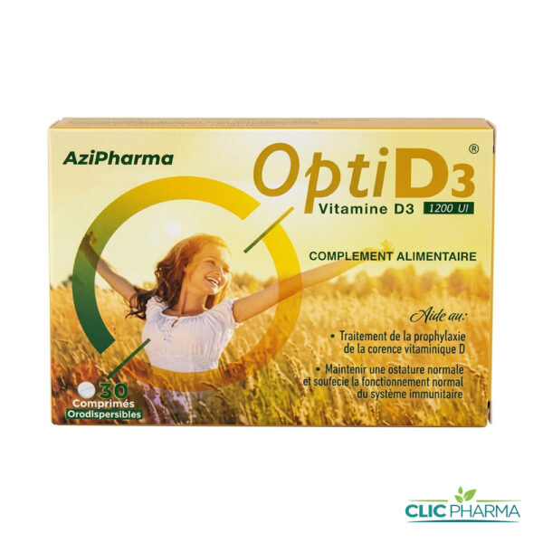 OPTID3 VIT D3 1200UI (30 COMPRIMES)