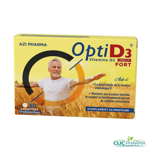OPTID3 VIT D3 3000UI (30 COMPRIMES)