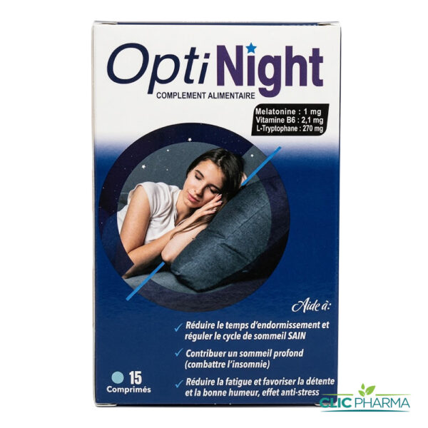 OPTINIGHT MELATONINE 1MG (15 COMPRIMES)