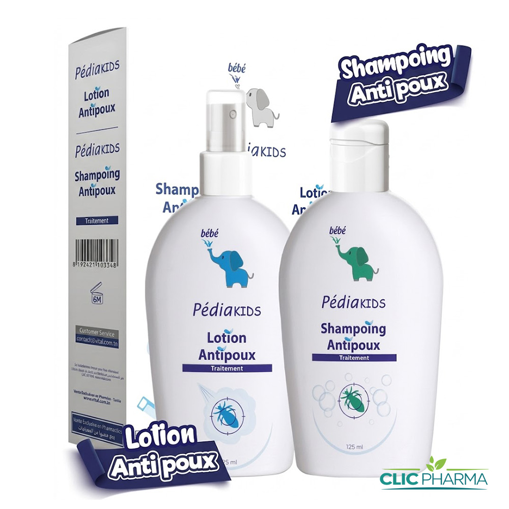 PEDIAKIDS PACK ANTI-POUX (SHAMPOING LOTION PEIGNE)