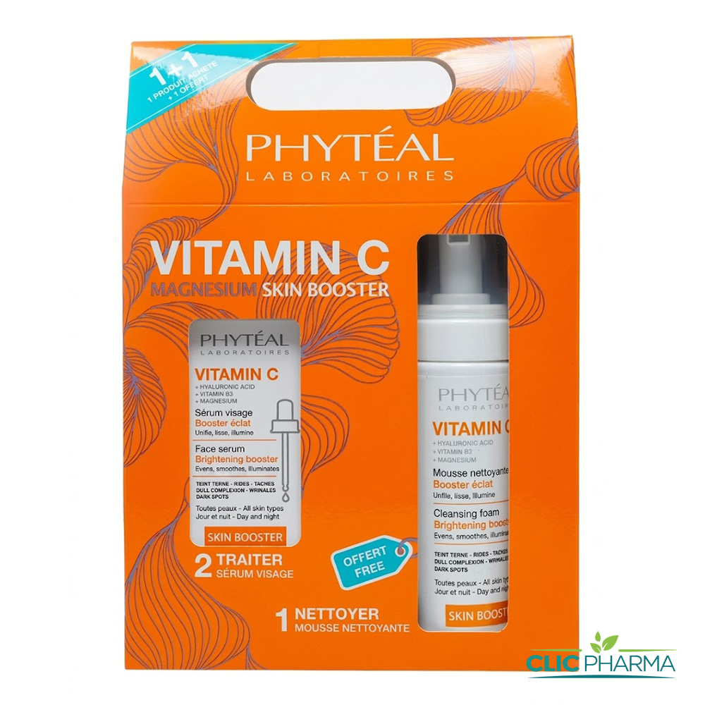 PHYTEAL COFFRET VITAMINE C (SERUM +MOUSSE OFFERT)