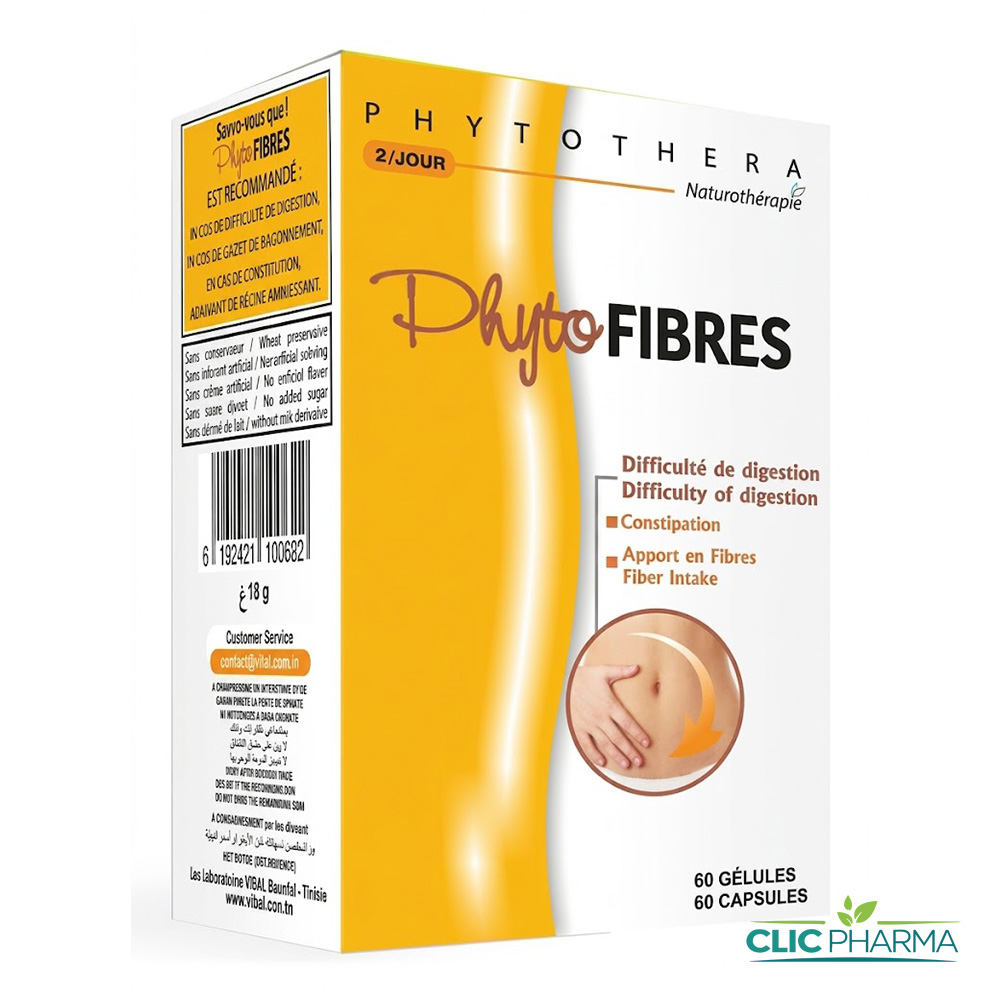PHYTOTHERA PHYTOFIBRE B 60 GELULES