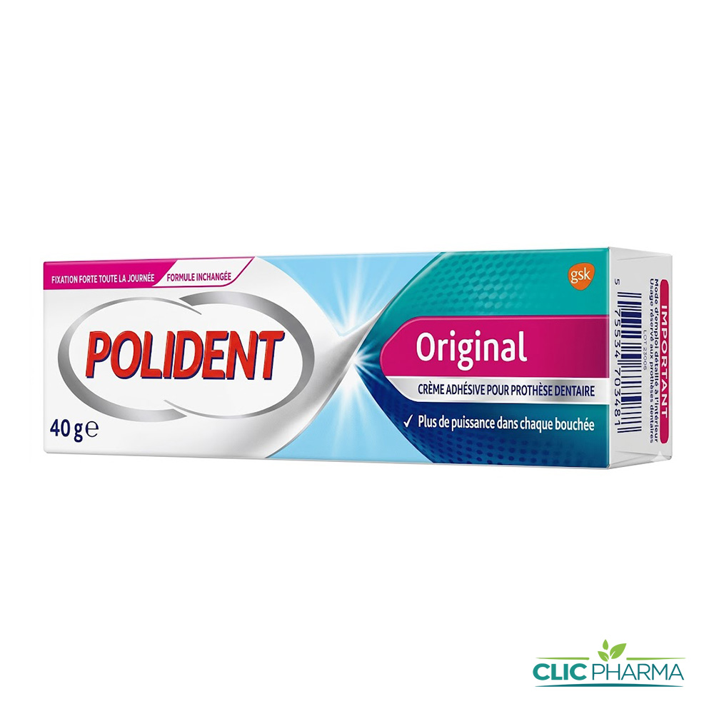 POLIDENT CREME ADHESIVE ORIGINAL 40G