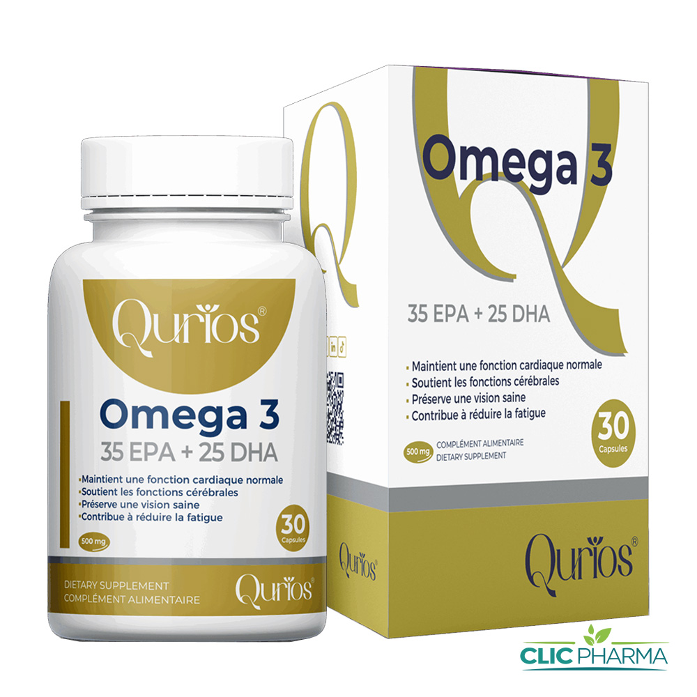 QURIOS OMEGA 3 BOOST GELULES B 30