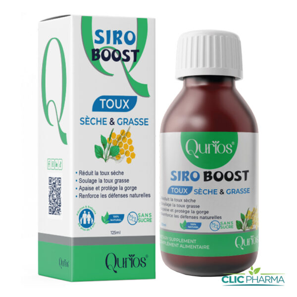 QURIOS SIRO BOOST TOUX SECHE ET GRASSE SIROP 125ML