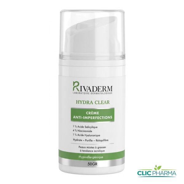 RIVADERM HYDRA CLEAR CREME ANTI-IMPERFECTIONS 50GR