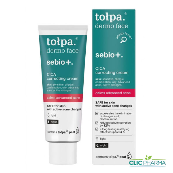 TOLPA DERMO FACE SEBIO+ CICA CREME CORRECTRICE 40ML