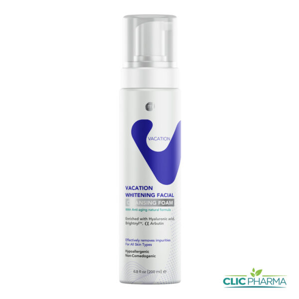 VACATION MOUSSE NETTOYANTE ECLAIRCISSANTE 200ML