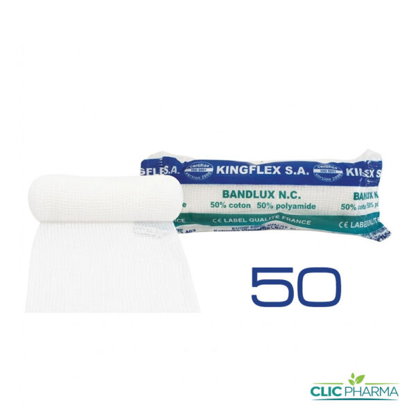 BANDLUX BANDE GAZ N.C 7CM X 3M (BOITE DE 50)