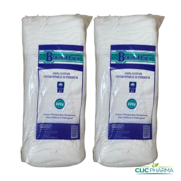 BANDLUX COTON HYDROPHILE 1 KG (500 X 2)