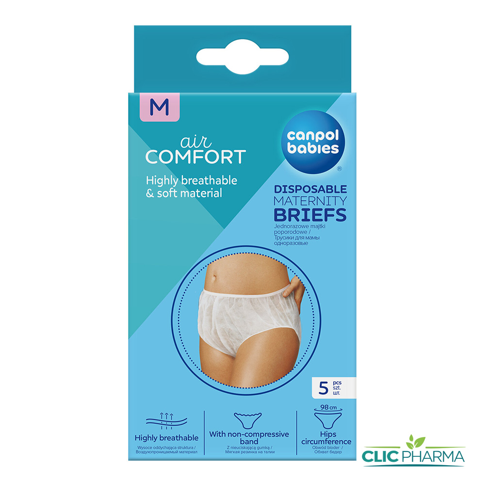 CANPOL BABIES 5 CULOTTES DE MATERITE JETABLES M (9 598)