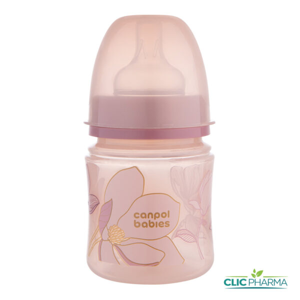 CANPOL BABIES BIBERON ANTICOLIQUE GOLD ROSE 120ML (REF: 35/239)