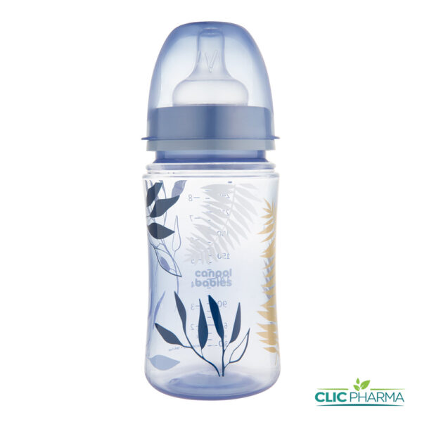 CANPOL BABIES BIBERON ANTICOLIQUE GOLD BLEU 240ML (REF: 35/240)