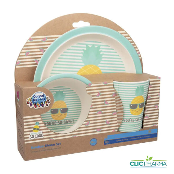 CANPOL BABIES SET DE TABLE BAMBOO 3 PIECES (REF: 9/226)