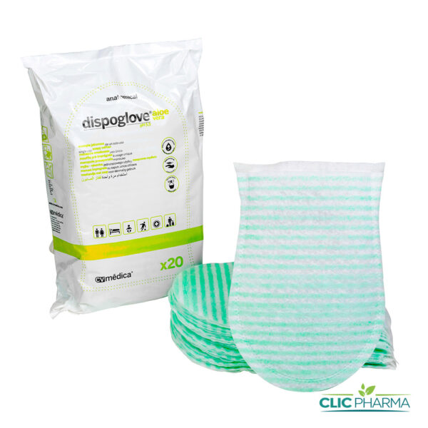 DISPOGLOVE PH5.5 PROTECT GANTS DE DOUCHE (BOITE DE 20)