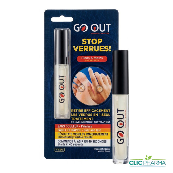 GO OUT STOP VERRUES PIEDS & MAINS 10ML