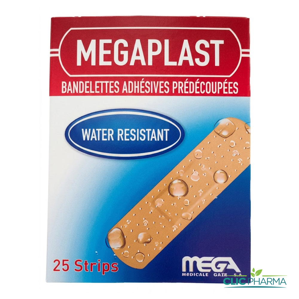 MEGAPLAST STRIPS WATER RESISTANT 19x72 B 25