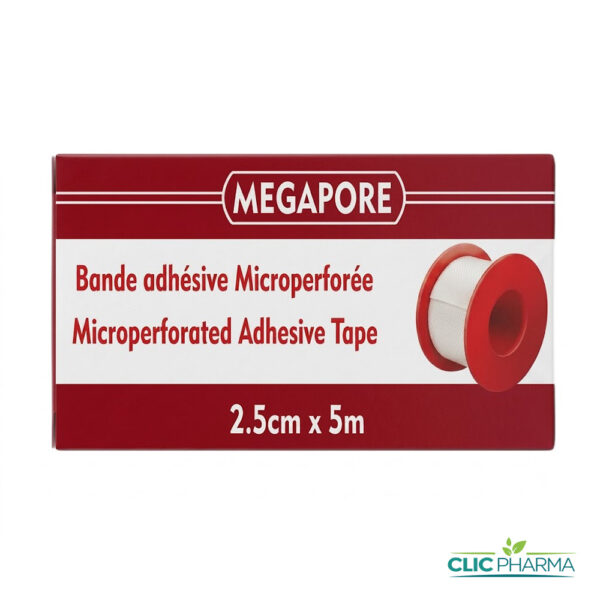 MEGAPORE BANDE MICROPREFOREE 2.5CM X 5M