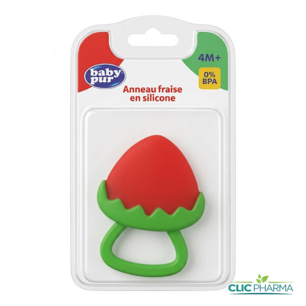 BABY PUR ANNEAU DE DENTITION FRAISE (REF: 75811)