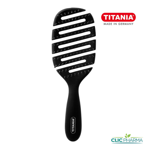 TITANIA BROSSE FLEXIBLE PLASTIQUE NOIR 24CM (REF: 2889)