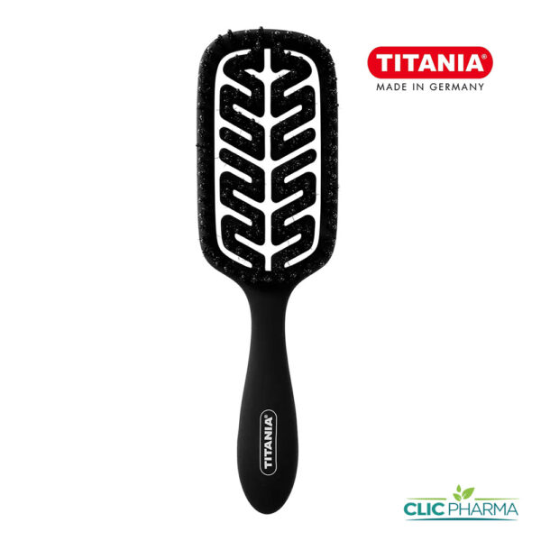 TITANIA BROSSE FLEXIBLE PLASTIQUE NOIR 26CM (REF: 2888)