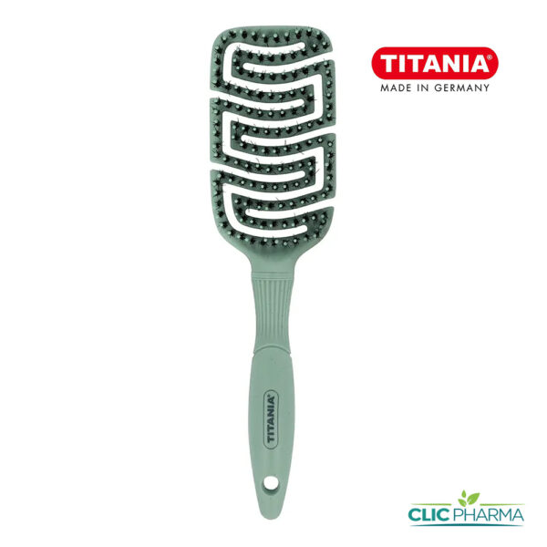 TITANIA BROSSE FLEXIBLE PLASTIQUE RECYCLE PICOTS (REF: 2884)