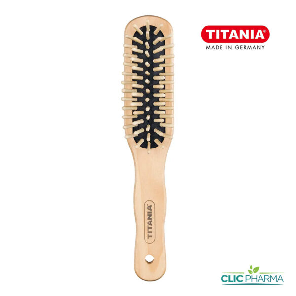 TITANIA BROSSE PNEUMATIQUE BOIS 5 RANGEES 22CM (REF: 2822)