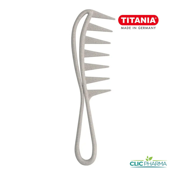 TITANIA PEIGNE A BOUCLES EN PAILLE DE BLE 18.5 CM (REF: 1811/WS)