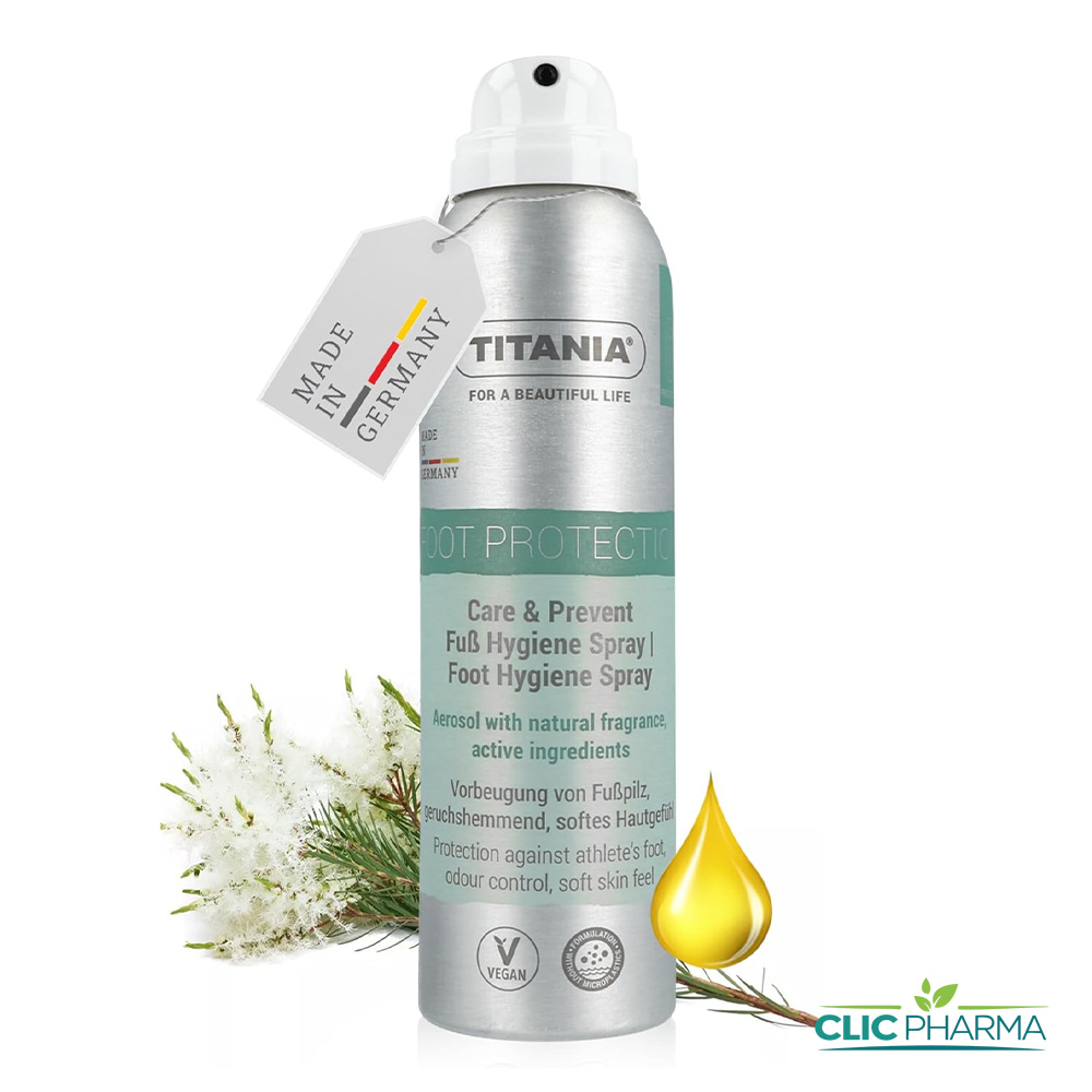 TITANIA SPRAY POUR LHYGIENE DES PIEDS 150ML REF 5042