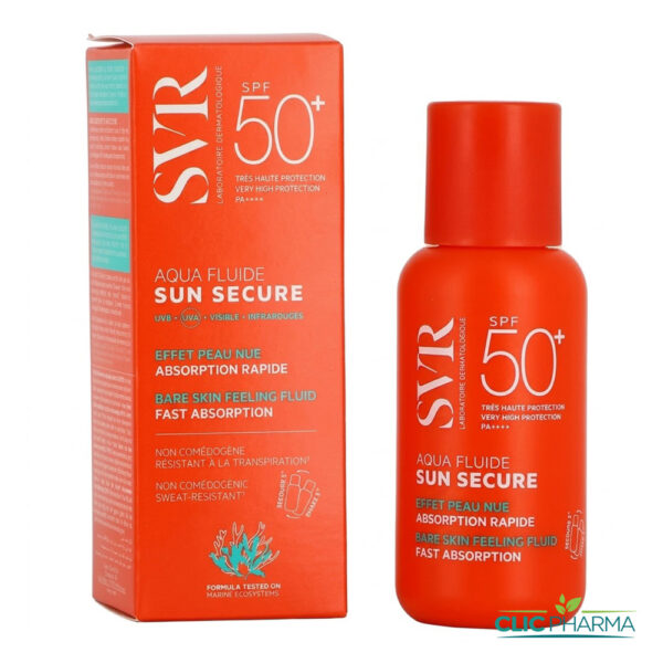 SVR ECRAN SUN SECURE AQUA FLUIDE SPF50+50ML