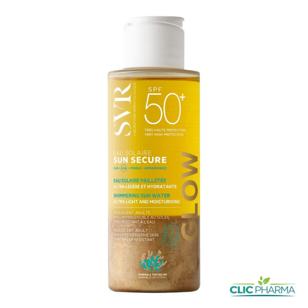 SVR ECRAN SUN SECURE EAU SOLAIRE GLOW SPF50+100ML