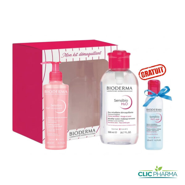BIODERMA SENSIBIO KIT DEMAQUILLANT MON RITUEL DEMAQUILLANT