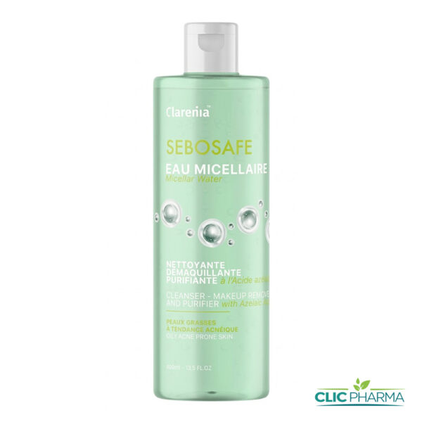 CLARENIA SEBOSAFE EAU MICELLAIRE 400ML