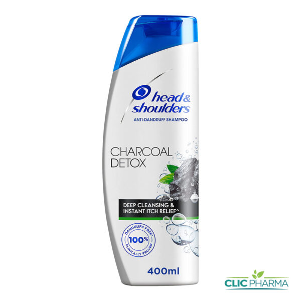 HEAD & SHOULDERS SHAMPOING CHARCOAL DETOX 400ML