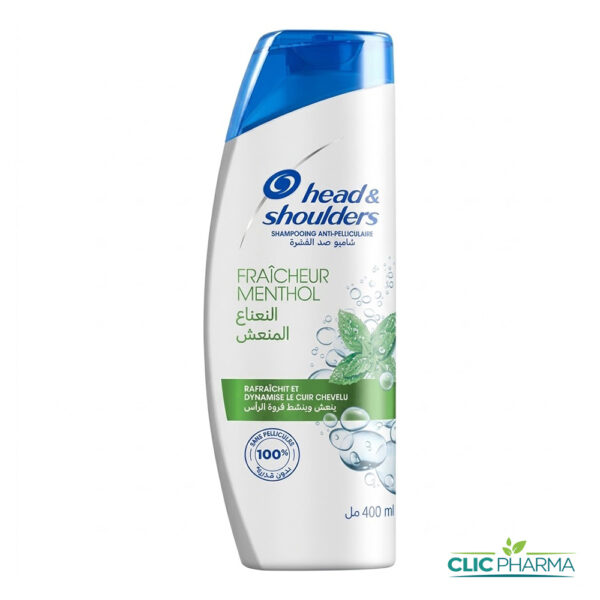 HEAD & SHOULDERS SHAMPOING MENTHOL FRESH 400ML