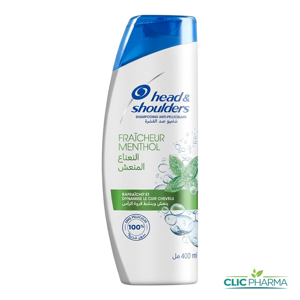 HEAD SHOULDERS SHAMP MENTHOL FRESH 400ML
