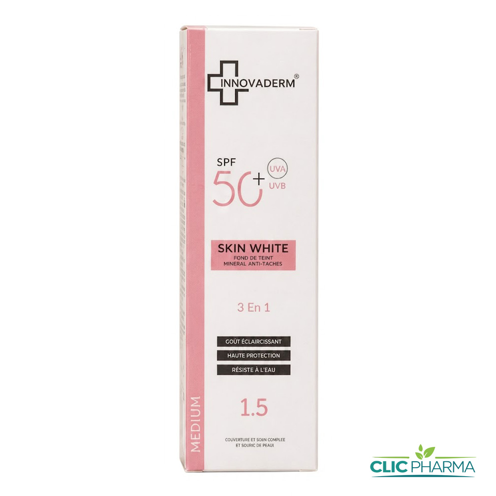 INNOVADERM SKIN WHITE F.D.T ECLAIR SPF50+ SAND 1.5 50ML