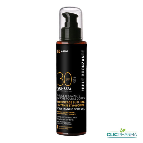 K-REINE HUILE BRONZANTE SECHE POUR LE CORPS SPF30 150ML