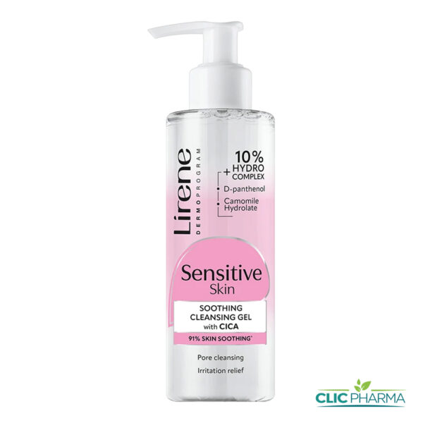 LIRENE SENSITIVE SKIN GEL NETTOYANT 145ML