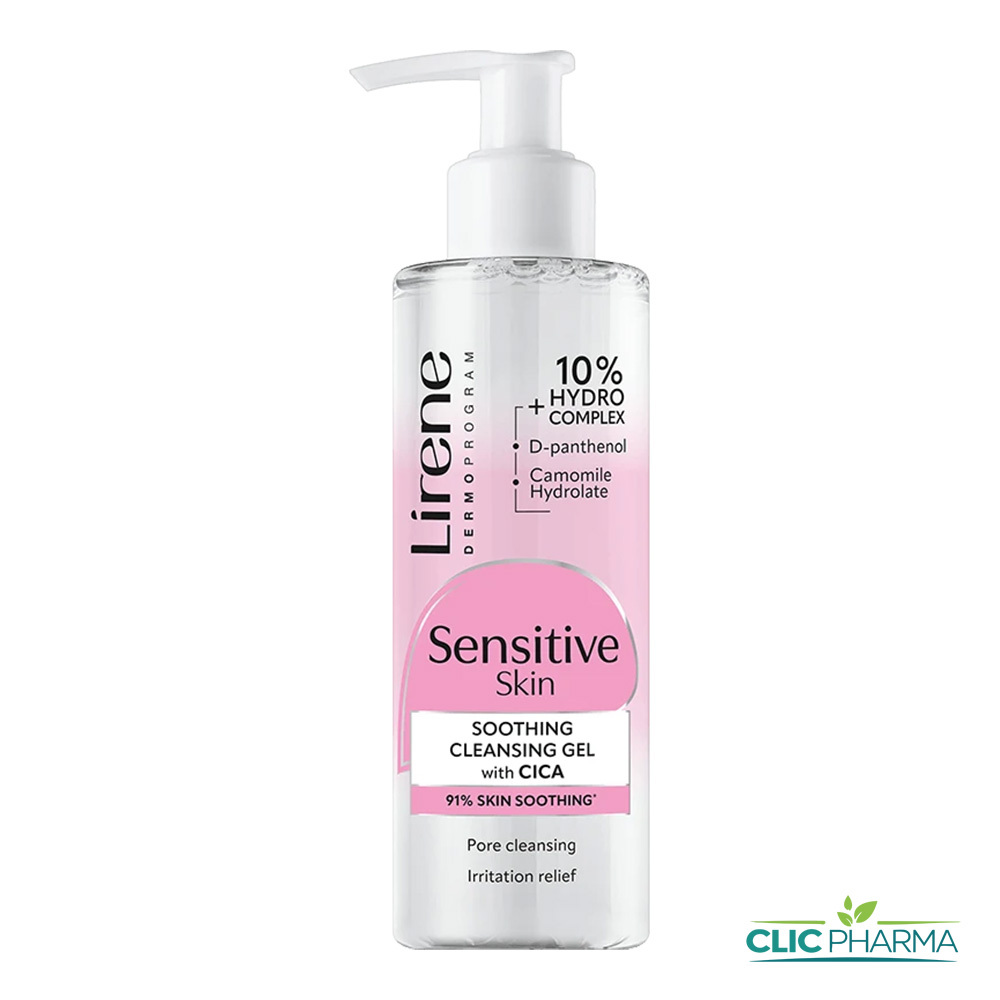 LIRENE SENSITIVE SKIN GEL NETTOYANT 145ML