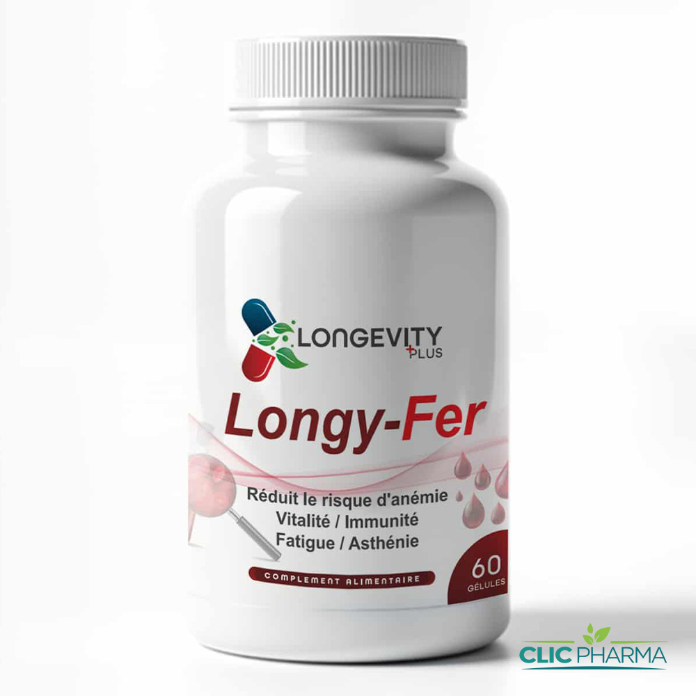LONGEVITY LONGY FER GELULES B 60
