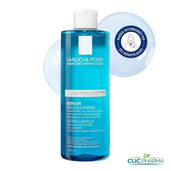 LA ROCHE POSAY KERIUM SHAMPOOING DOUX EXTREME 400ML