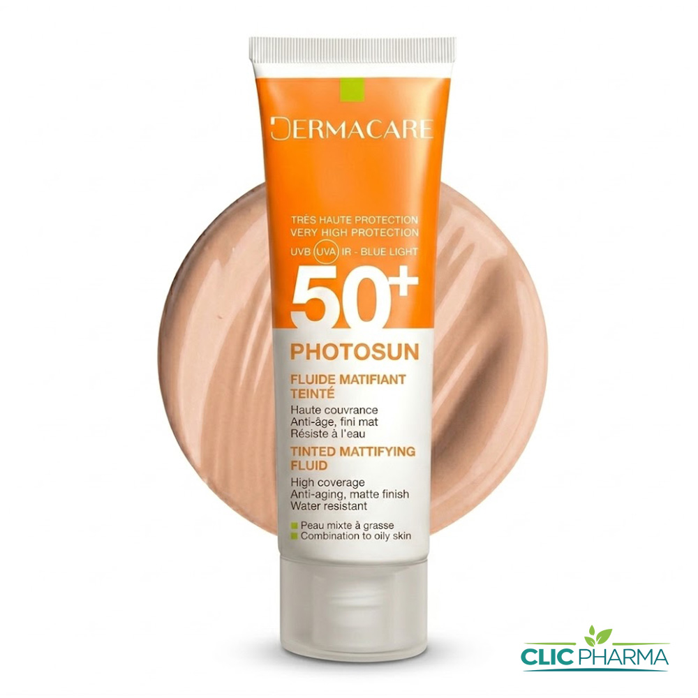 PHOTOSUN ECRAN FLUID MAT TEINTEE 1.5 PMG SPF50 50ML