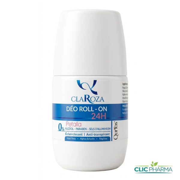 QURIOS CLAROZA DEODORANT ECLAIRCISSANT PETALIA ROLL-ON 50ML
