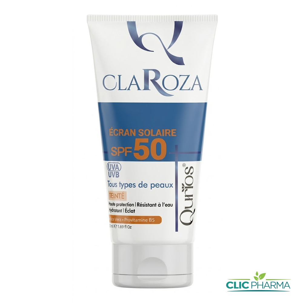 QURIOS CLAROZA ECRAN SOLAIRE TEINTE 50ML