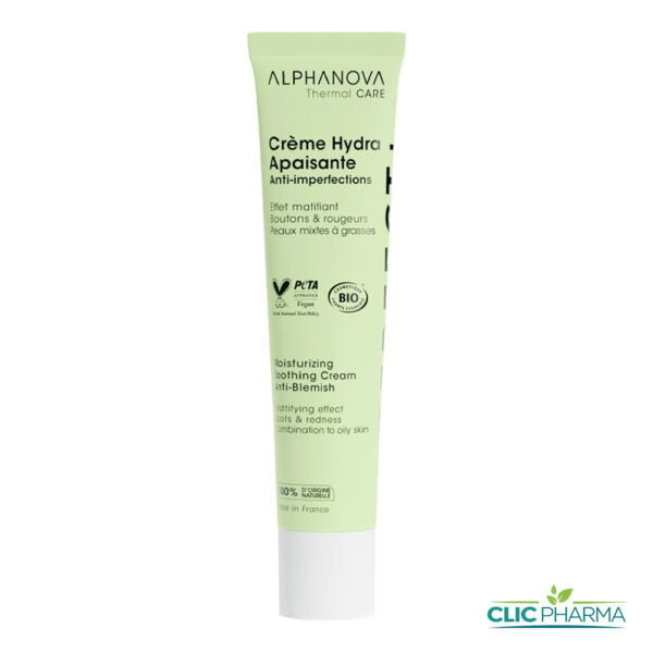 ALPHANOVA CREME HYDRATANTE APAISANTE ANTI-IMPERFECTIONS 40ML