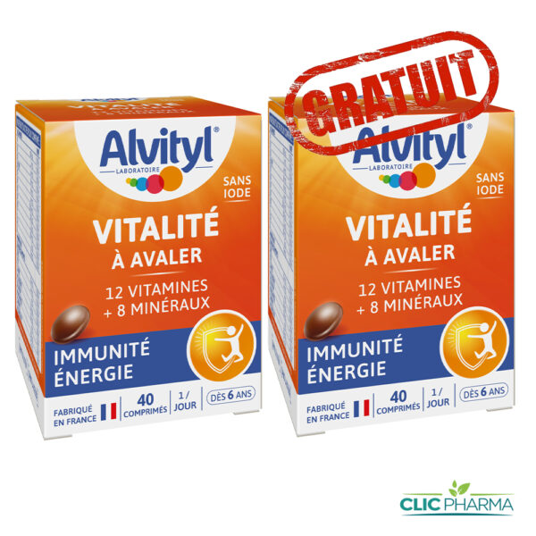 ALVITYL VITALITE (40 COMPRIMES A AVALER) (PACK 1+1 GRATUIT)